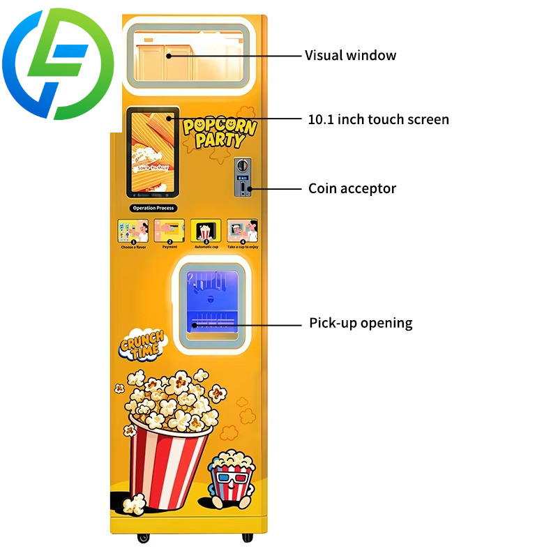 Geavanceerde, op muntjes werke - Popcorn Vending Machine recensie en prijs