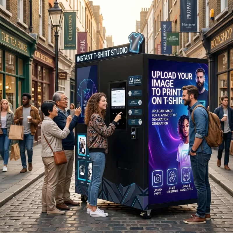 AI Intelligente Kledingverkoop - Popcorn Vending Machine recensie en prijs