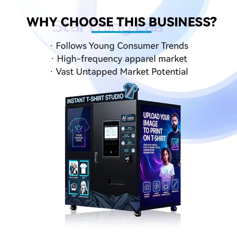 AI Intelligente Kledingverkoop - Popcorn Vending Machine recensie en prijs