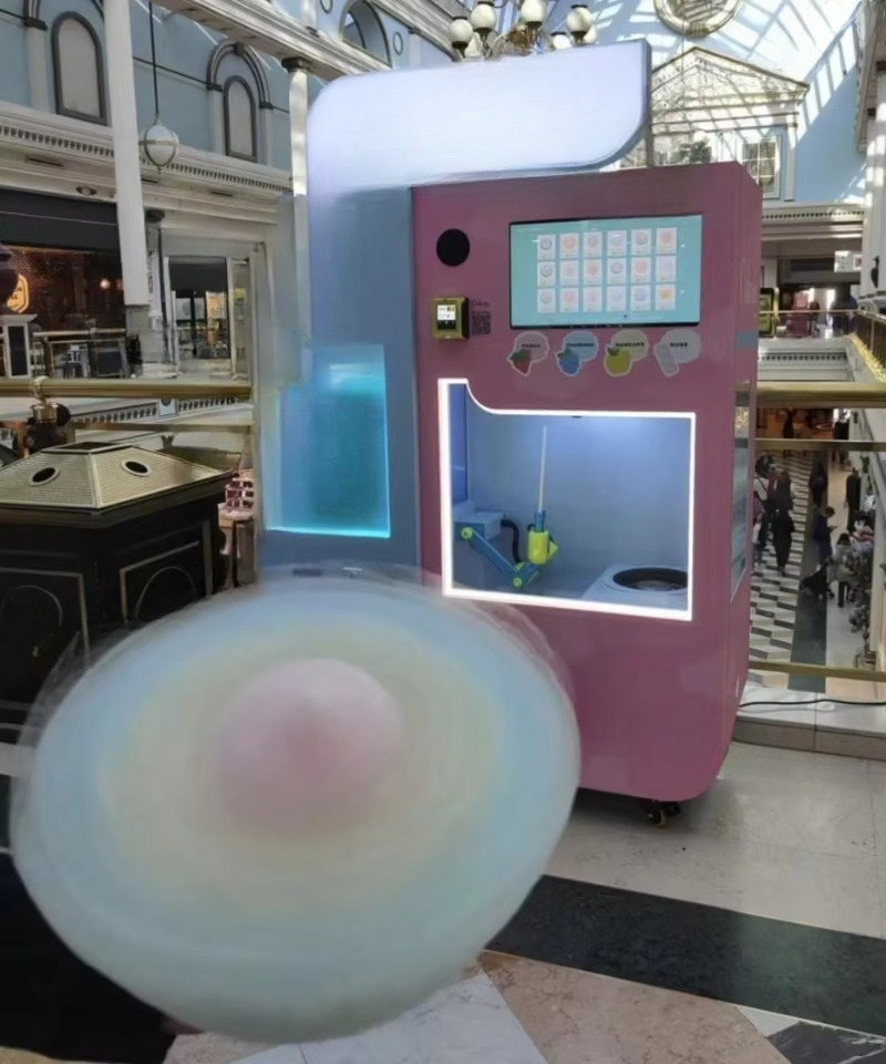 24-uurs onbemande snoepautomaa - Candy Floss Machine recensie en prijs